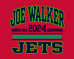 Joe Walker Middle School Jets Fruit of the Loom Men's T-Shirt