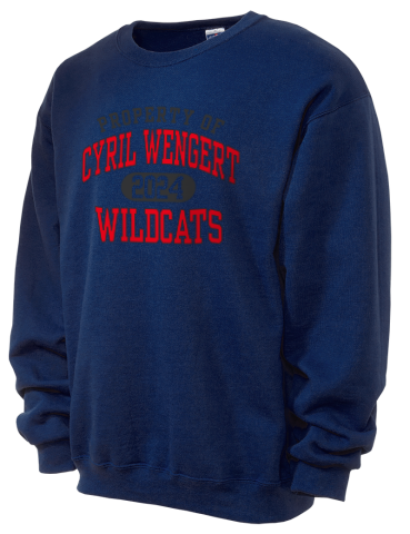 Cyril Wengert Elementary School JERZEES Unisex 50/50 NuBlend® 8oz Crewneck Sweatshirt