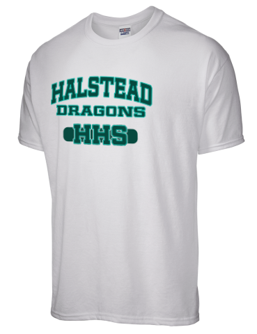 Halstead High School <NameForPrint> <mascot> JERZEES Men's T-shirt