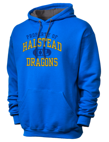 Halstead High School <NameForPrint> <mascot> Unisex Hooded Sweatshirt