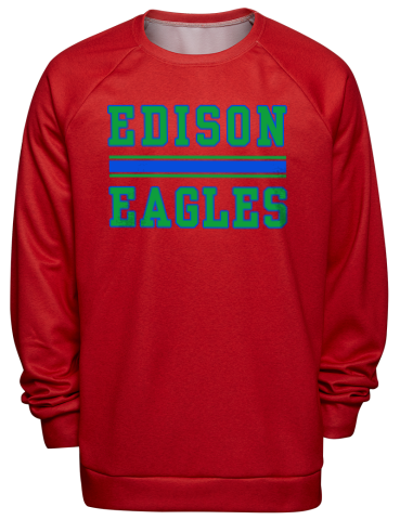 Edison High School <NameForPrint> <mascot> Fanthread Men's Origin Crew Sweatshirt