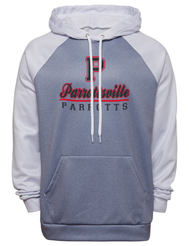 Parrottsville Elementary School Fanthread™ Men's Color Block Hooded Sweatshirt