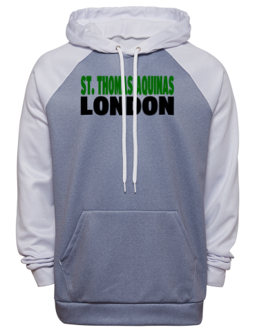 St. Thomas Aquinas Catholic Secondary School Fanthread™ Men's Color Block Hooded Sweatshirt