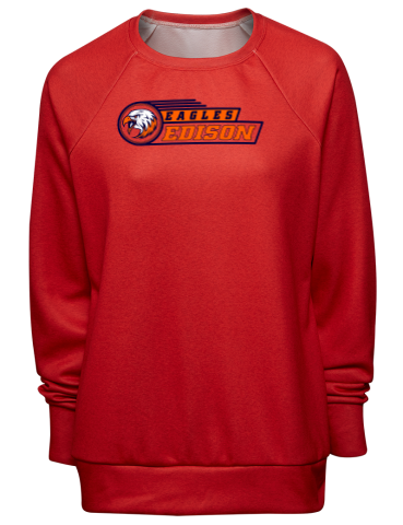 Edison High School <NameForPrint> <mascot> Fanthread Women's Origin Crew Sweatshirt