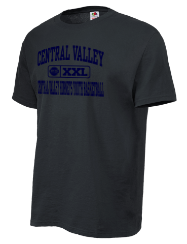 CENTRAL VALLEY HORNETS YOUTH BASKETBALL Fruit of the Loom Men's 5oz Cotton T-Shirt