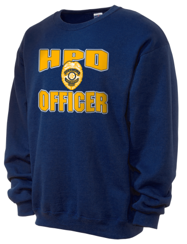 Honolulu Police Department JERZEES Unisex 50/50 NuBlend® 8oz Crewneck Sweatshirt