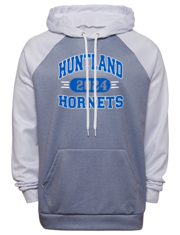Huntland School Fanthread™ Men's Color Block Hooded Sweatshirt