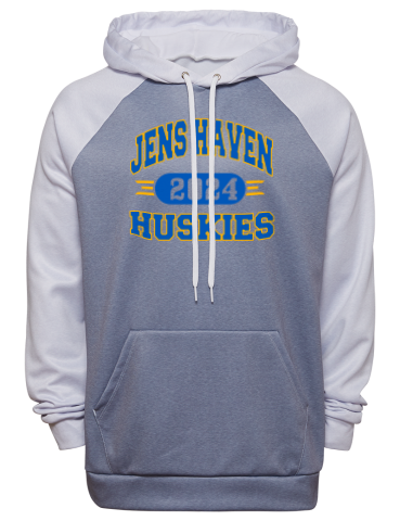 Jens Haven Memorial School Fanthread™ Men's Color Block Hooded Sweatshirt
