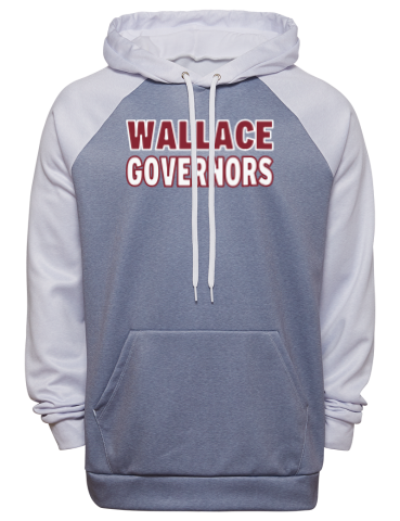 Wallace Community College Fanthread™ Men's Color Block Hooded Sweatshirt
