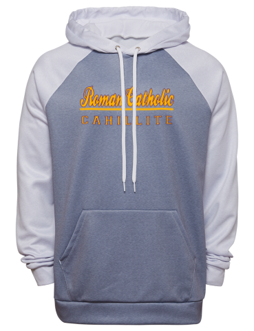 Roman Catholic High School Fanthread™ Men's Color Block Hooded Sweatshirt