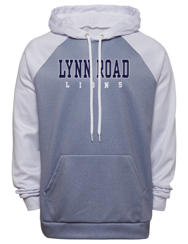 Lynn Road Elementary School Fanthread™ Men's Color Block Hooded Sweatshirt