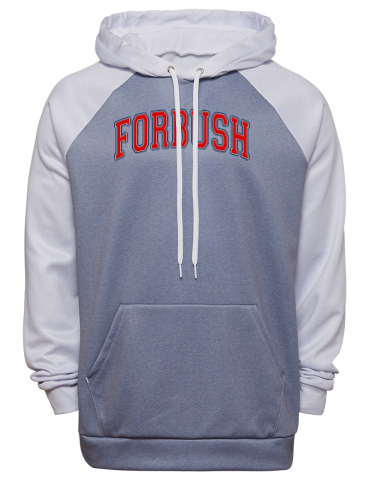 Forbush High School Fanthread™ Men's Color Block Hooded Sweatshirt